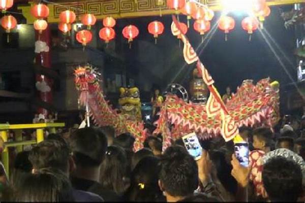 Atraksi Barongsai Imlek Hiasi Pusat Kota Pangkalpinang