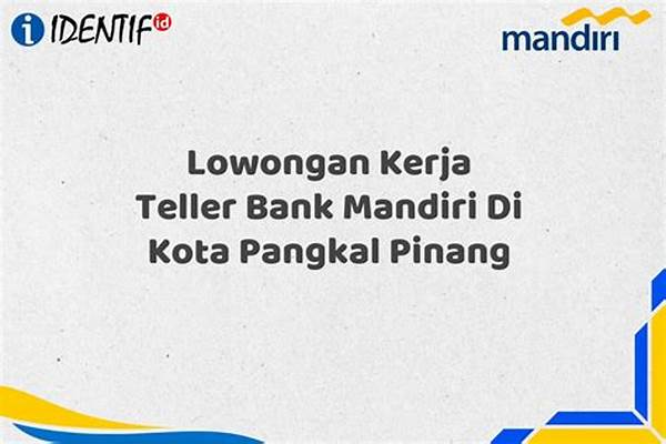 Lowongan Kerja Pangkal Pinang
